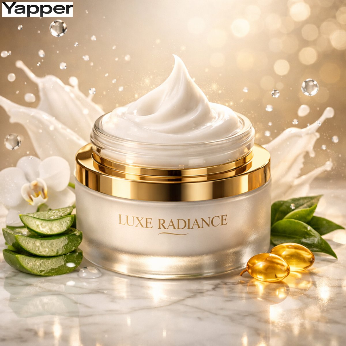 Ultra-Premium Cinematic Skincare Product Photography 2