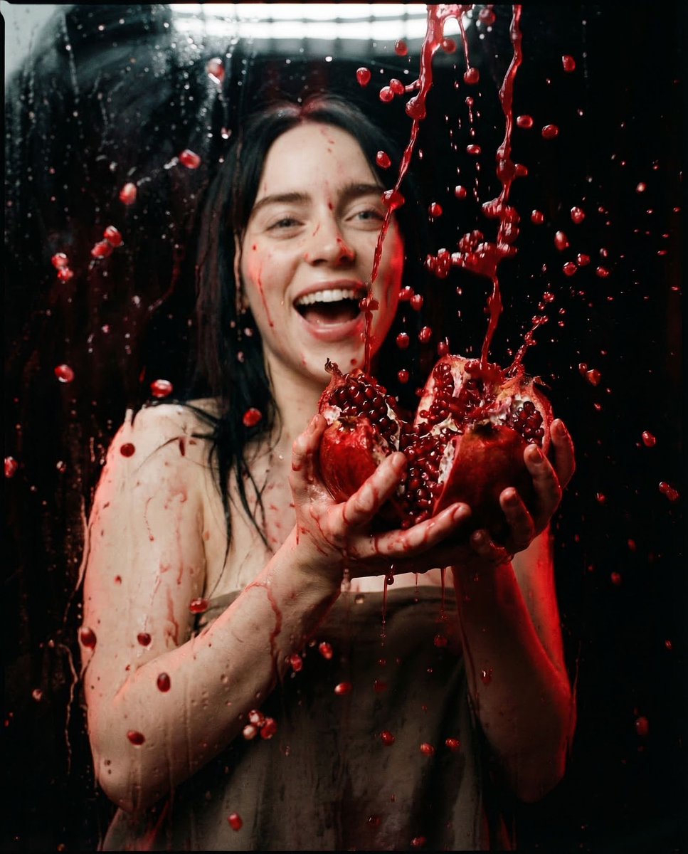 Surreal Cinematic Pomegranate Portrait 2