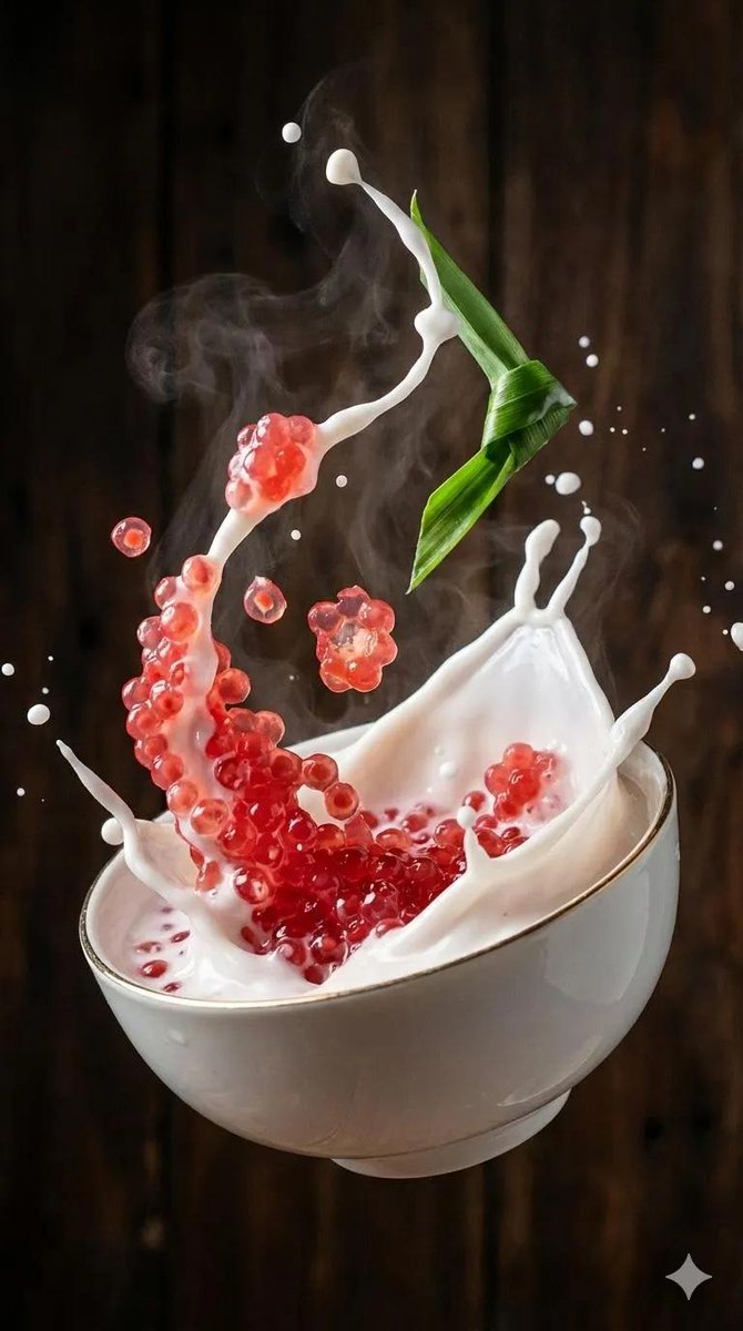 Ultra-Realistic Food Photography of Dessert Splash 4