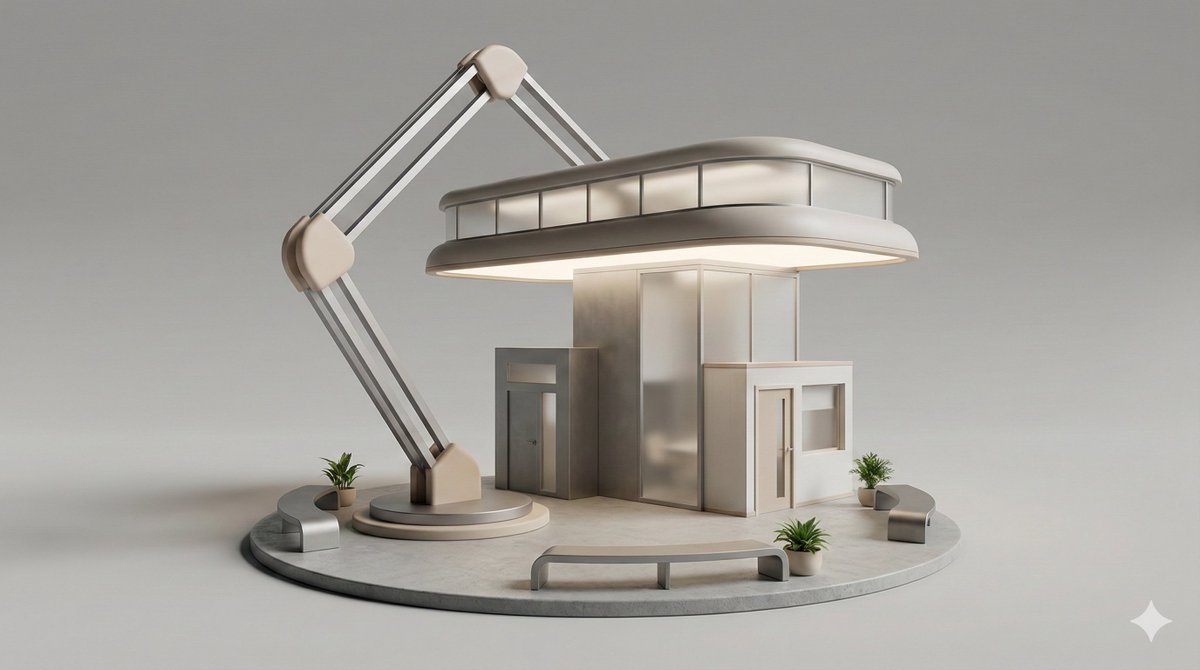 3D Isometric Diorama of a Household Object as Architecture 2