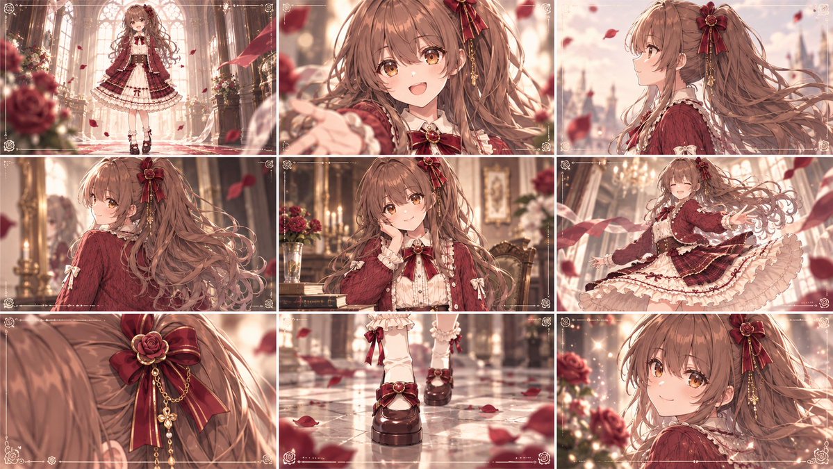 Comic / Storyboard - Cinematic Gothic Lolita 3x3 Anime Stills