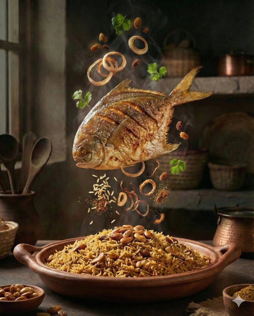 Cinematic Exploded-View Middle Eastern Food Scene