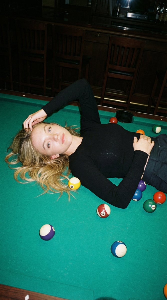 Editorial Nightlife Candid on a Billiards Table 3