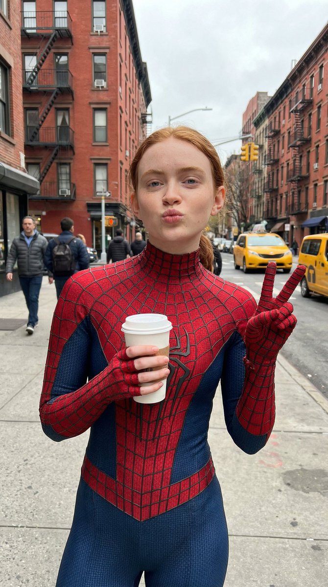 Photorealistic Candid Spider-Girl Portrait 3