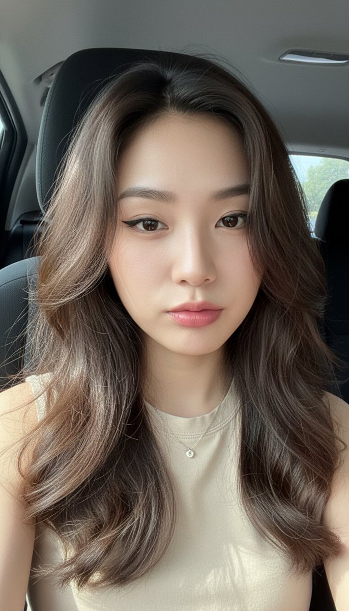 Realistic Car Interior Selfie 3