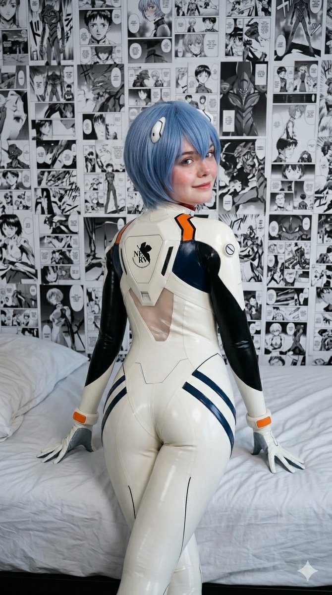 Elle Fanning as Rei Ayanami Cosplay 4