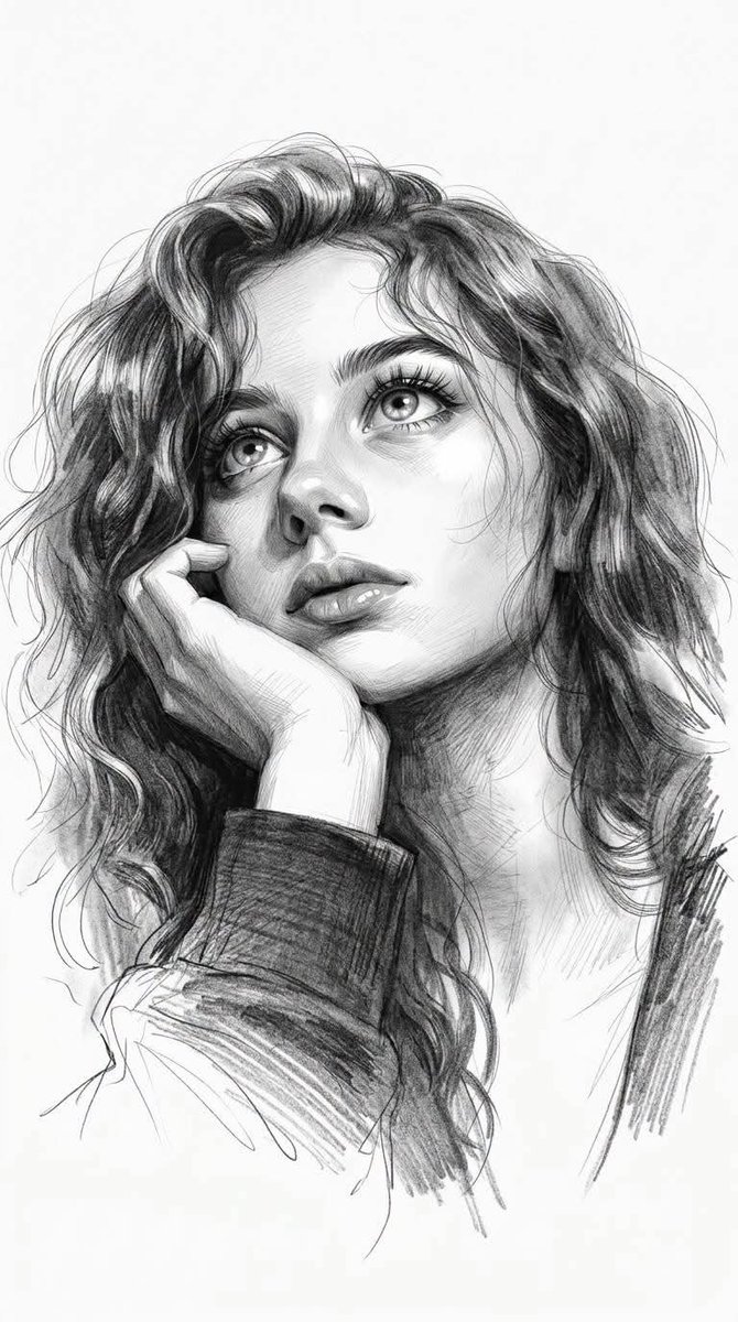 Monochrome Graphite Fine-Art Sketch 3