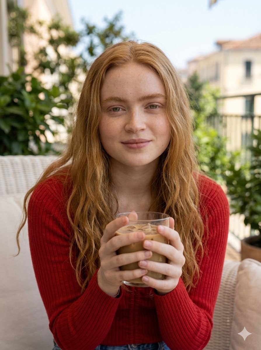 Summer Balcony Relaxation Portrait 2
