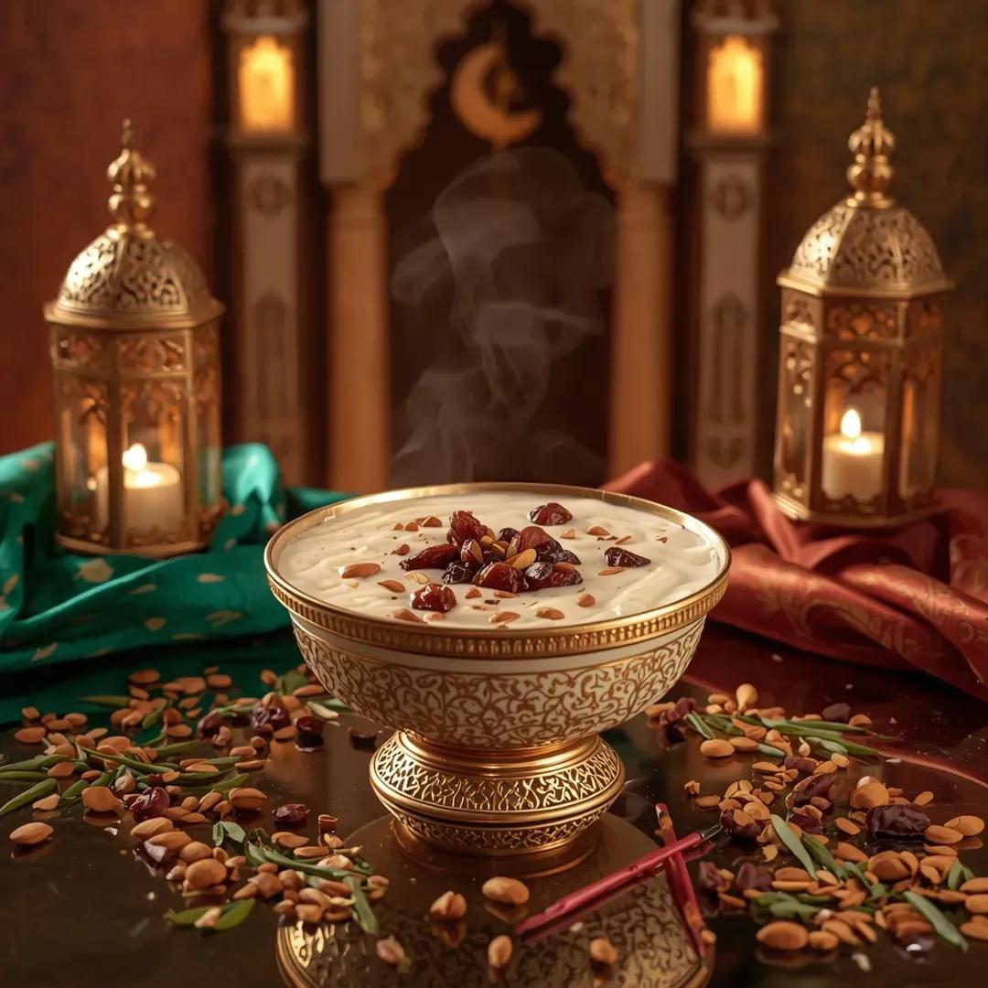 Ultra-Realistic Luxury Sheer Khurma Food Photography 3