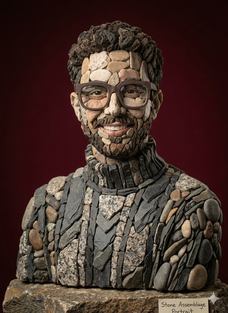 Handcrafted Stone Figurine Transformation Prompt 2