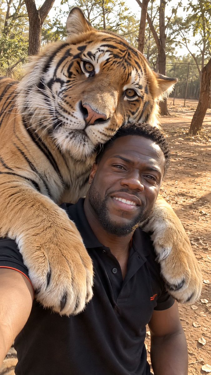 Realistic Tiger Selfie Generation 2