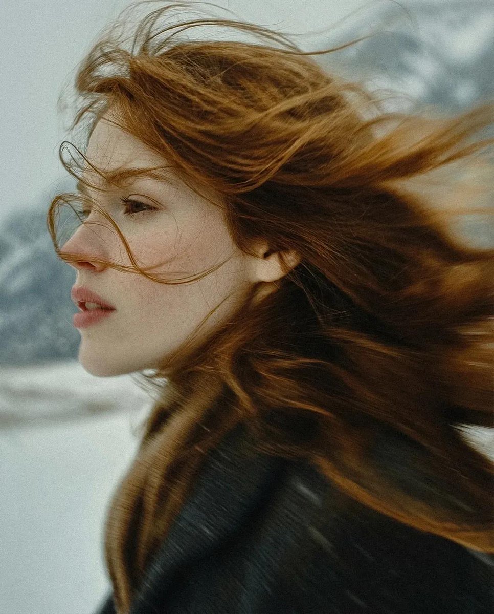 Poetic Cinematic Winter Portrait 3
