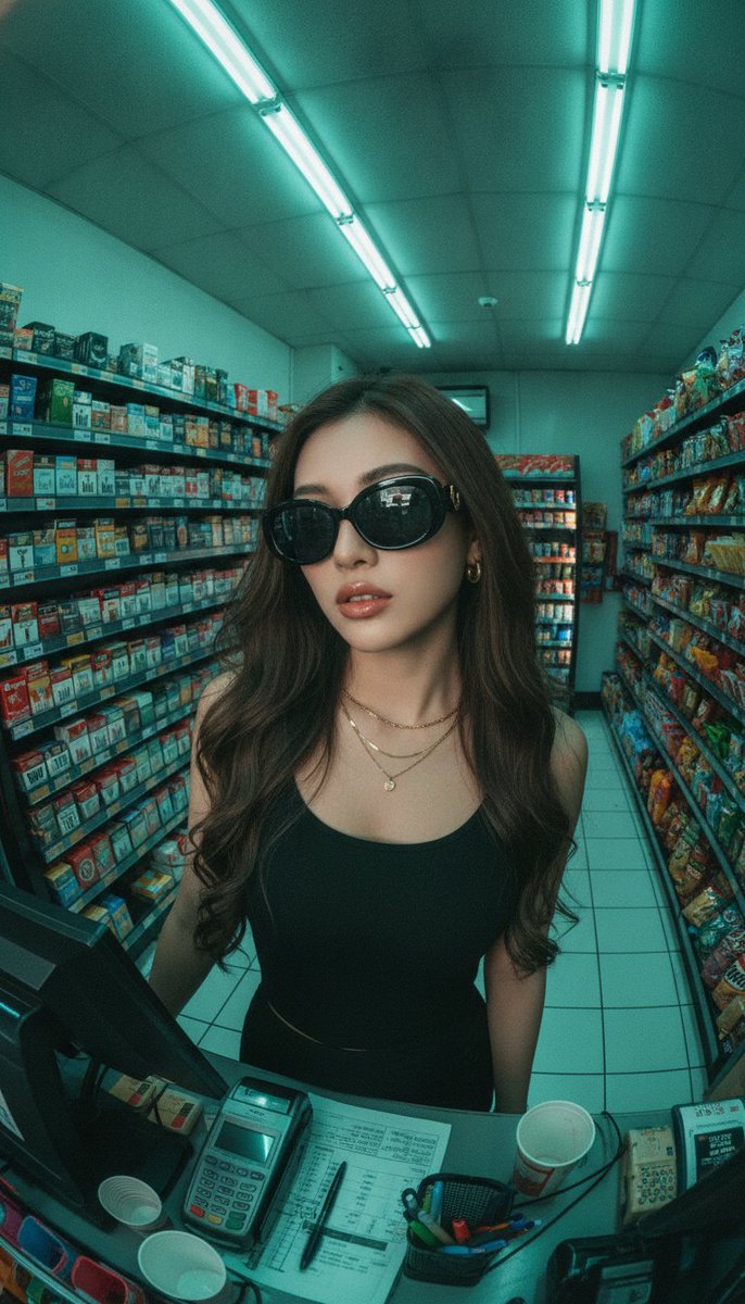 Fisheye Convenience Store Portrait 3