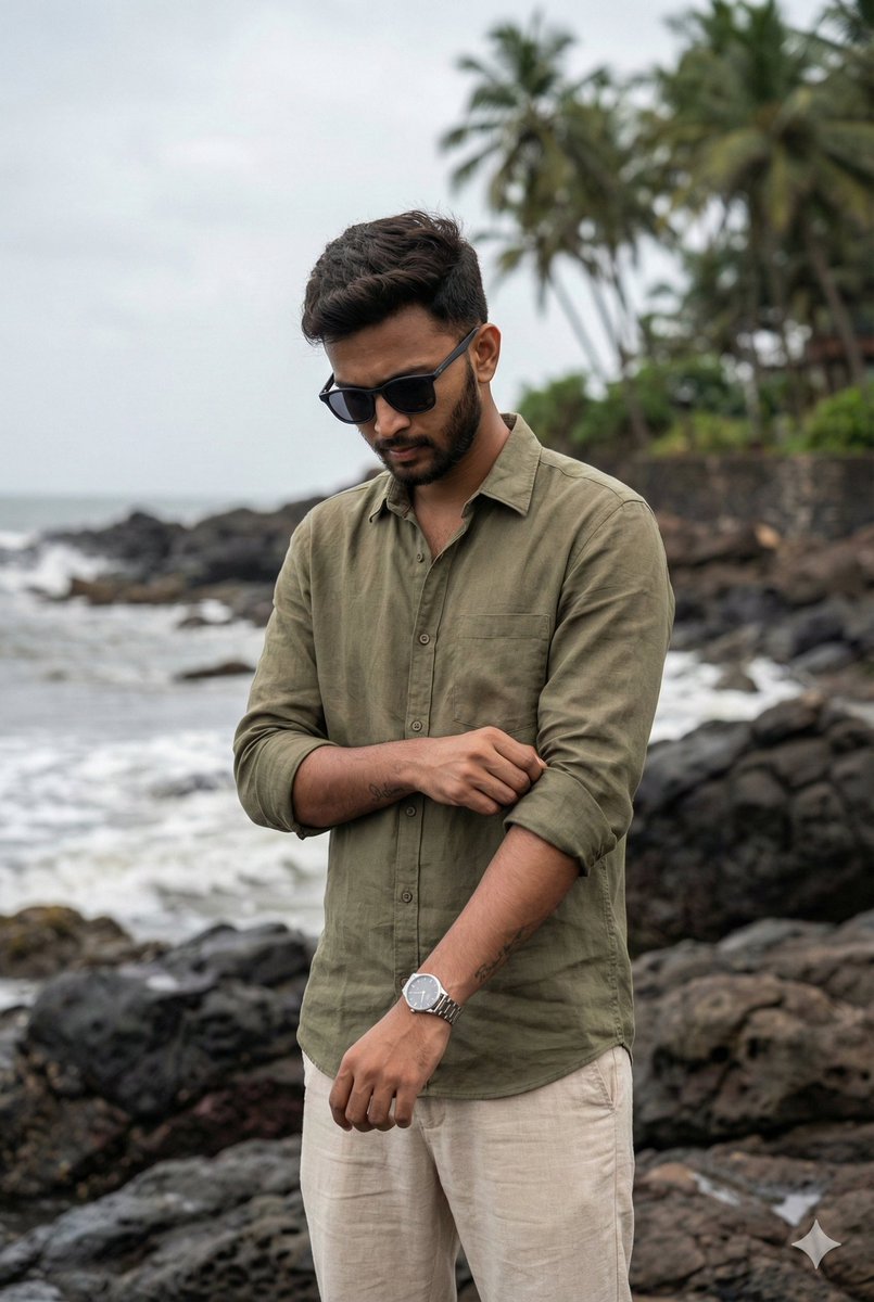Ultra-Realistic Coastal Lifestyle Portrait (Virat Kohli) 2