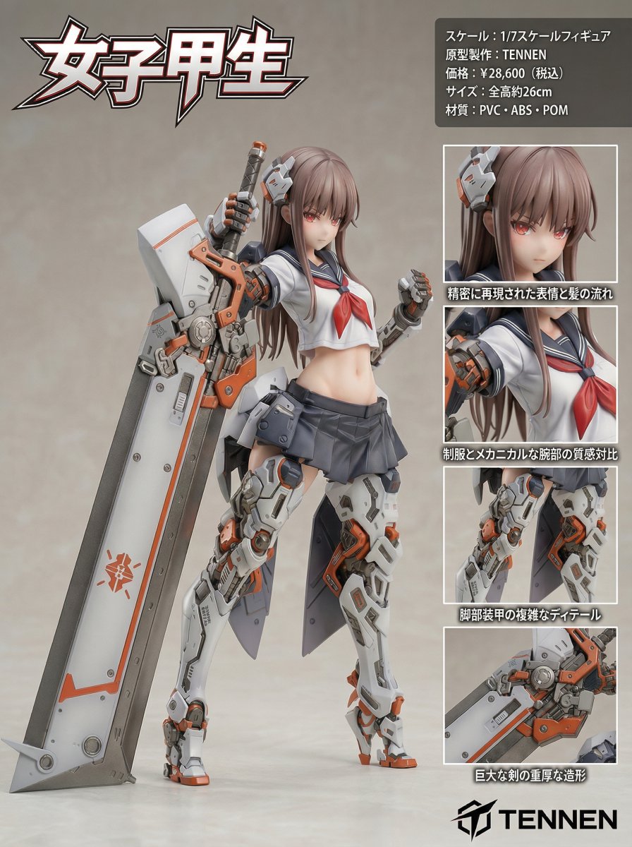 Figure/Model Kit Packaging Prompts for Armored Mecha Girl 4