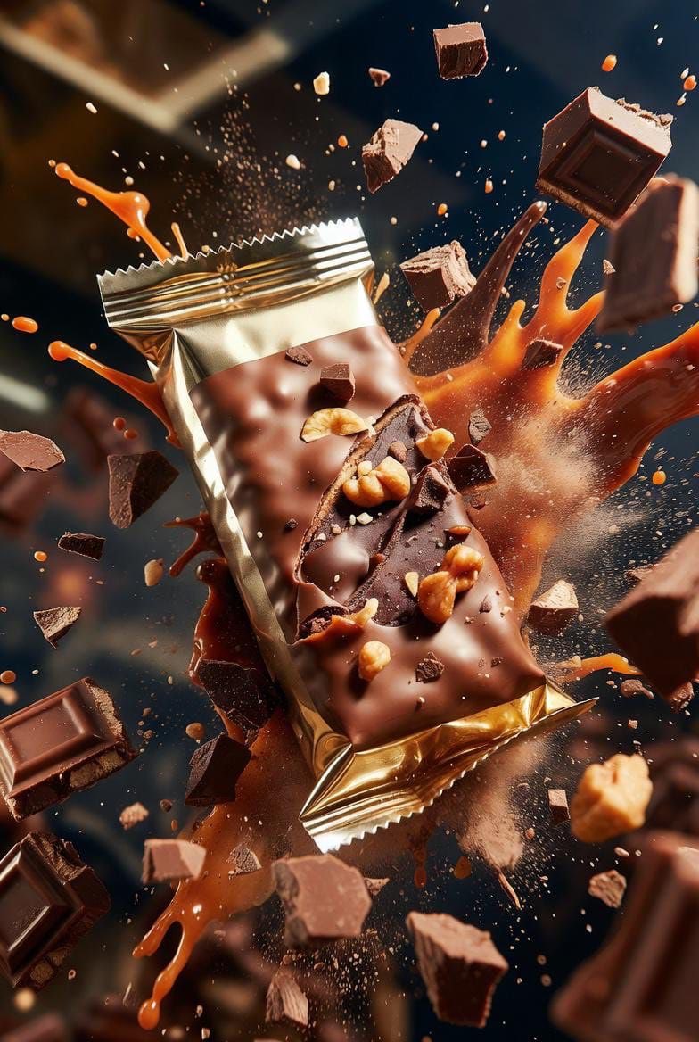 Ultra-cinematic Protein Bar Product Photography 4