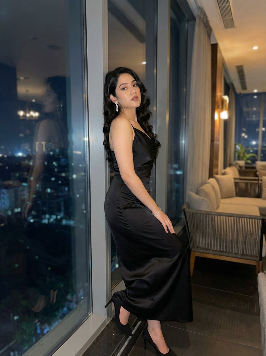 Cinematic Evening Fashion Portrait with Identity Lock