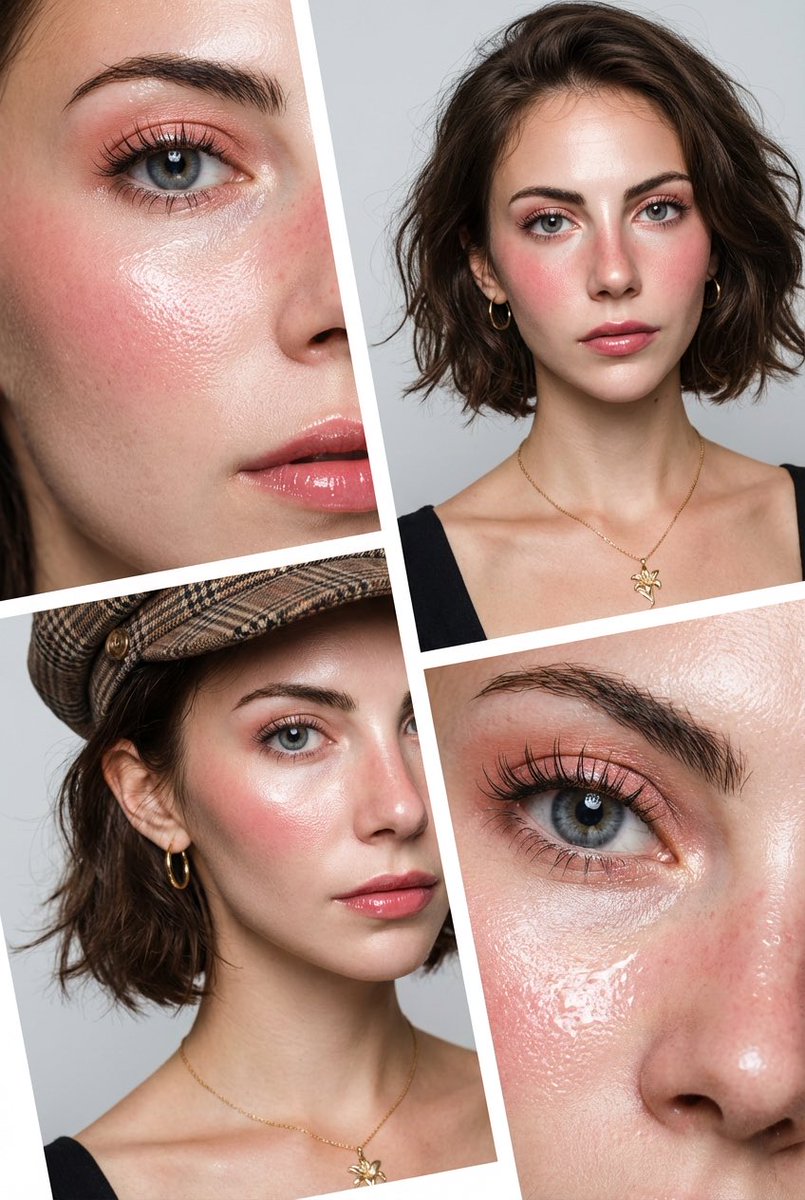 Doll-like Beauty Editorial Collage Prompt (Indonesian) 2