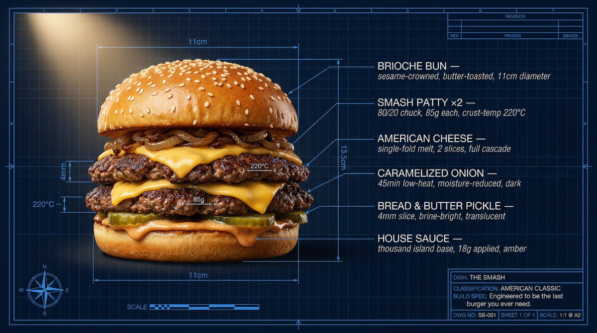 Technical Architectural Blueprint of a Smash Burger 2