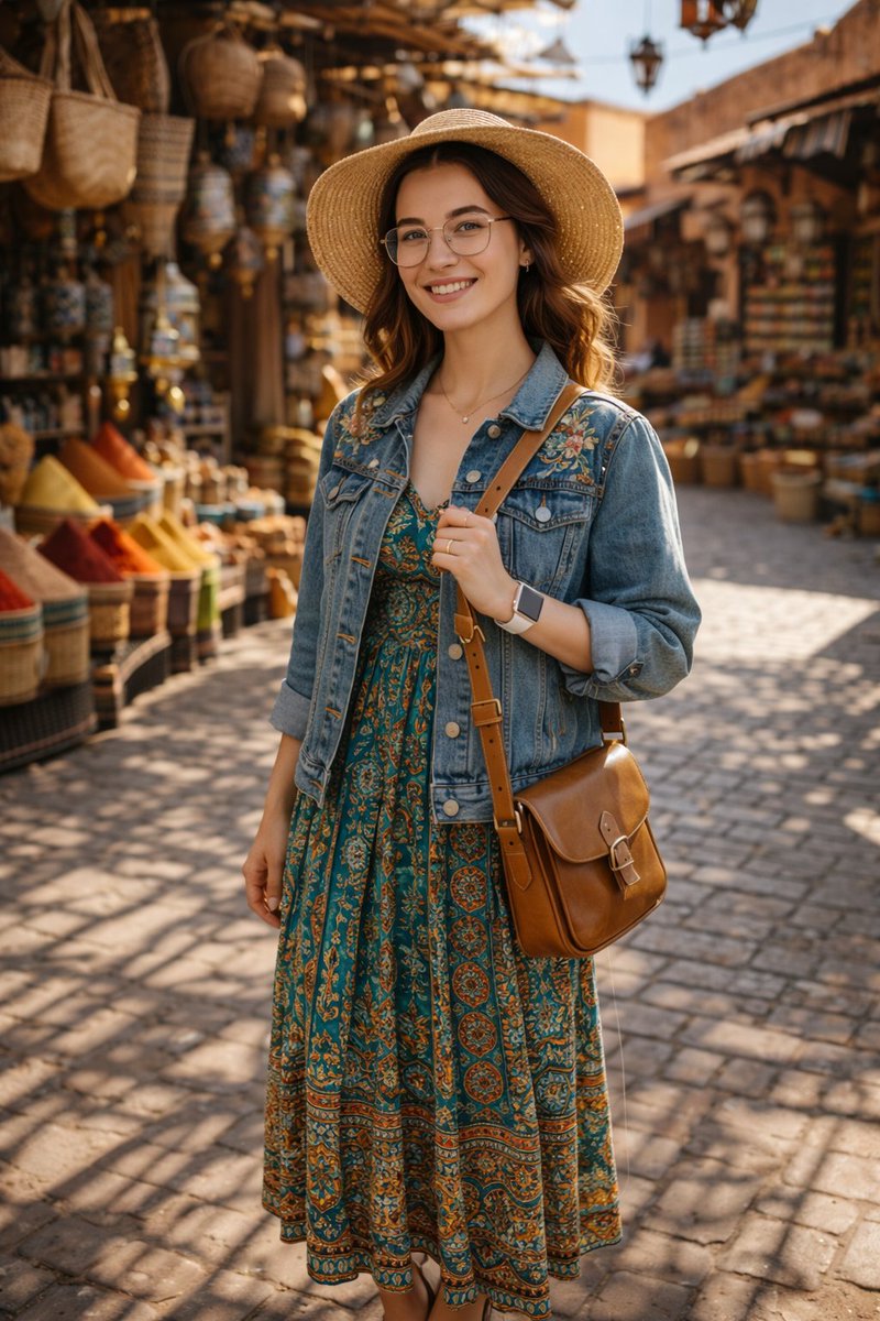 High-Fidelity Moroccan Souk Portrait