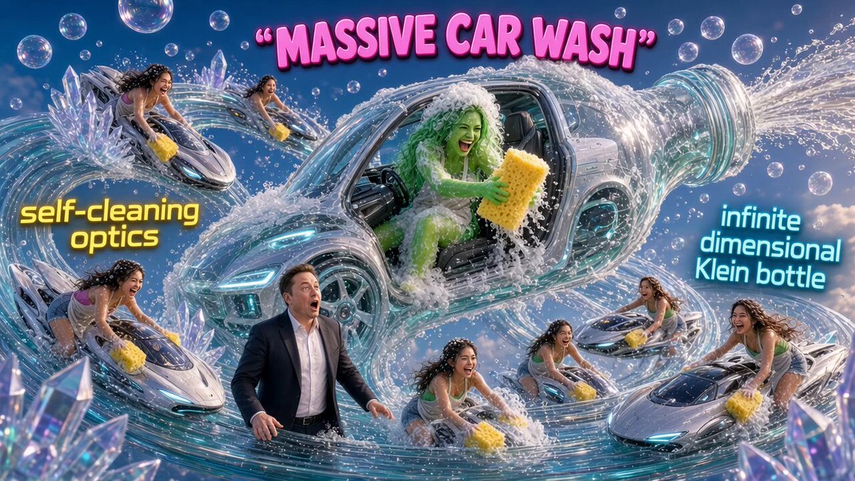Sci-Fi Car Wash Klein Bottle