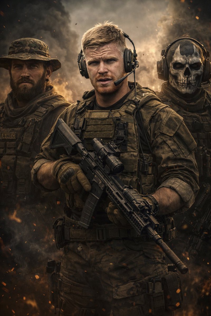 Hyper-Realistic Military Squad Portrait 2