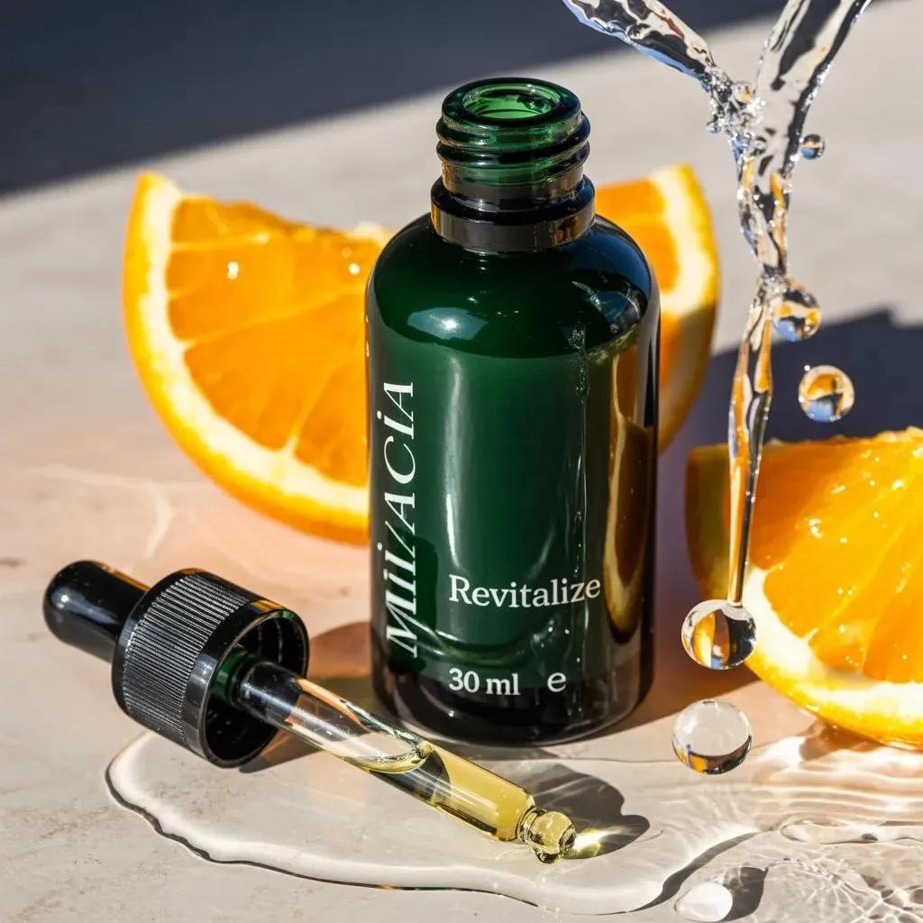 Citrus Skincare Product Macro Photography Prompt 2