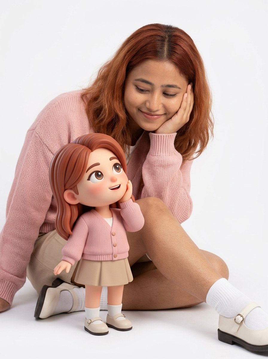 Interactive Subject and Chibi Doll Portrait 2