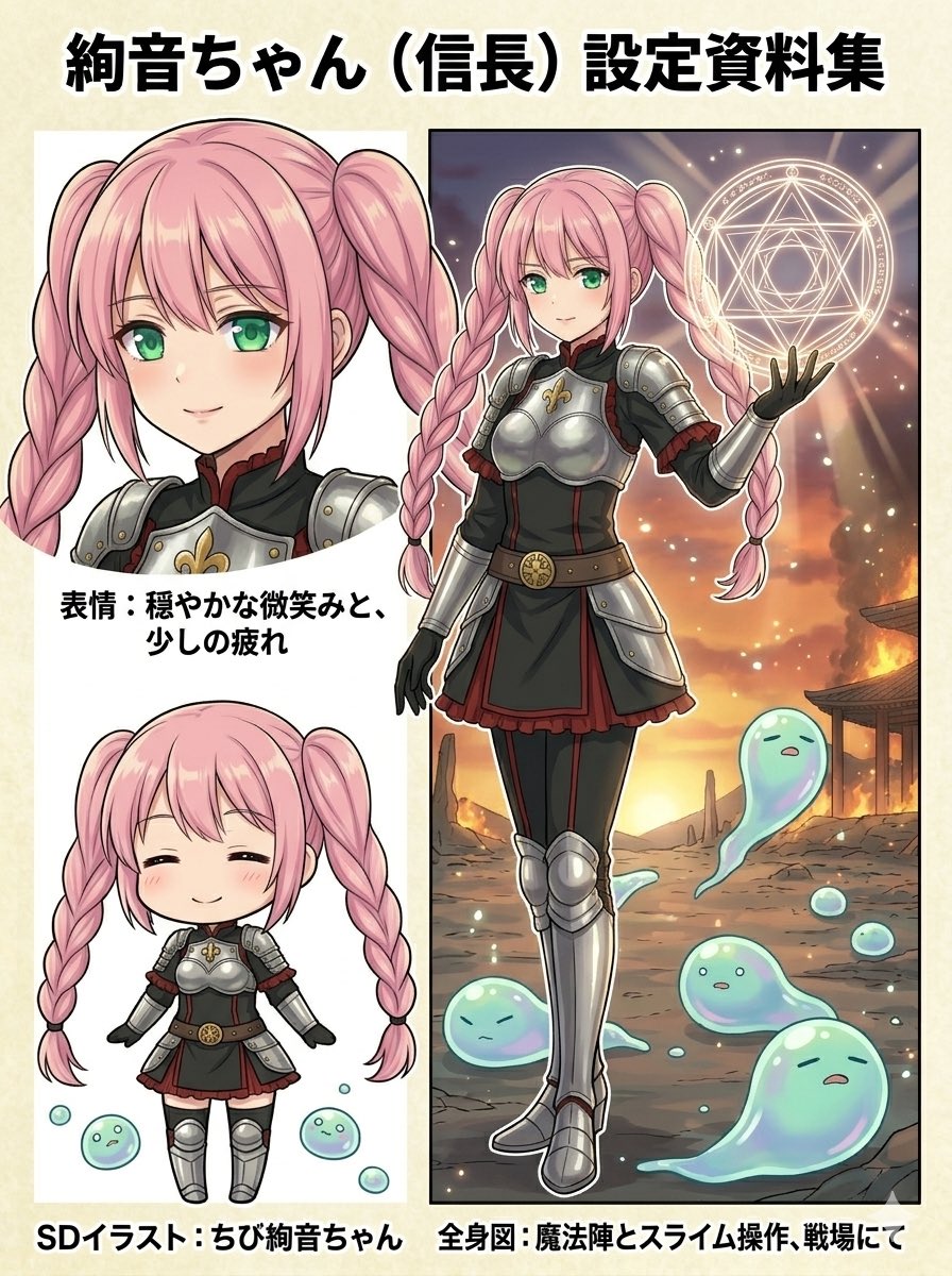 Japanese Anime Character Sheet Prompt 2