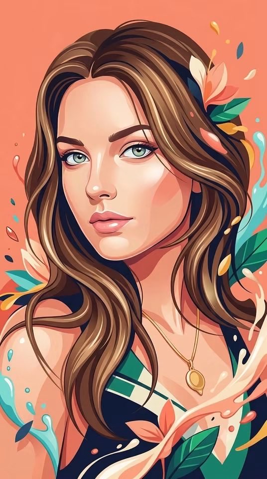 Hybrid 3D Vector Illustration Style 3