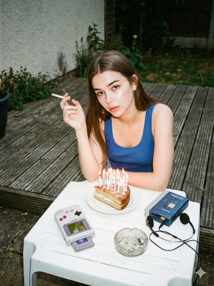 1980s Disposable Camera Birthday Portrait with Identity Lock 2