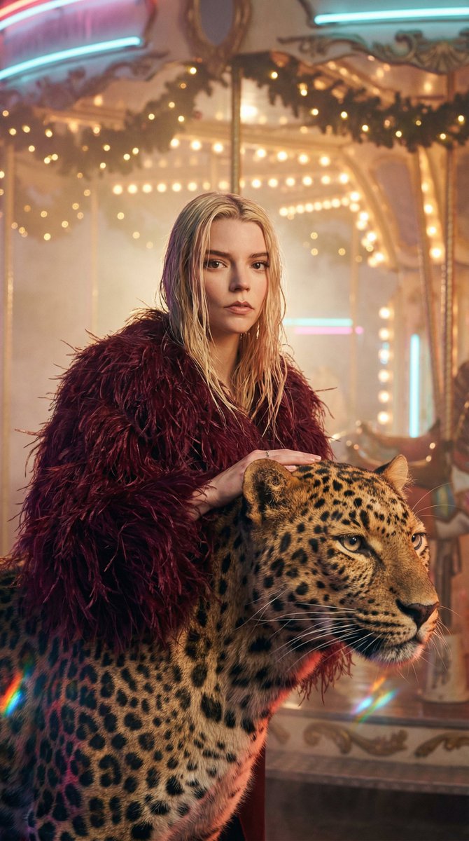 Cinematic Portrait Prompt with Leopard Interaction for Nano Banana Pro 2