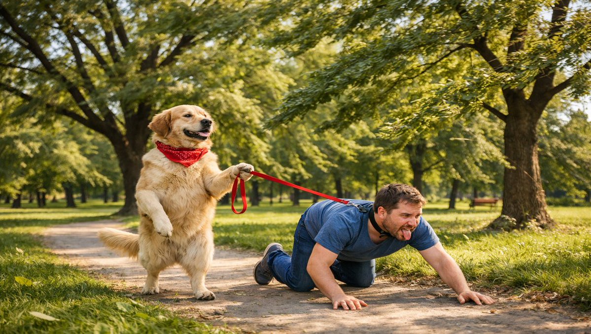 Opposite of Normal Relations: Dog Walking a Human 2