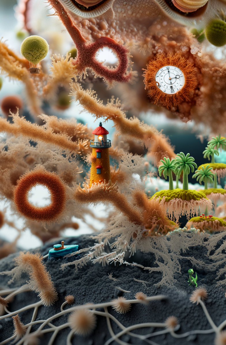 Social Media Post - Surreal Miniature Coral Diorama