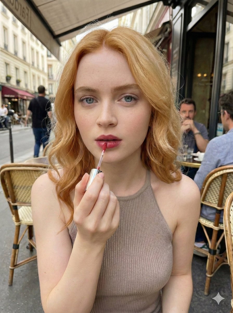 Candid Cafe Beauty Portrait (Duplicate)