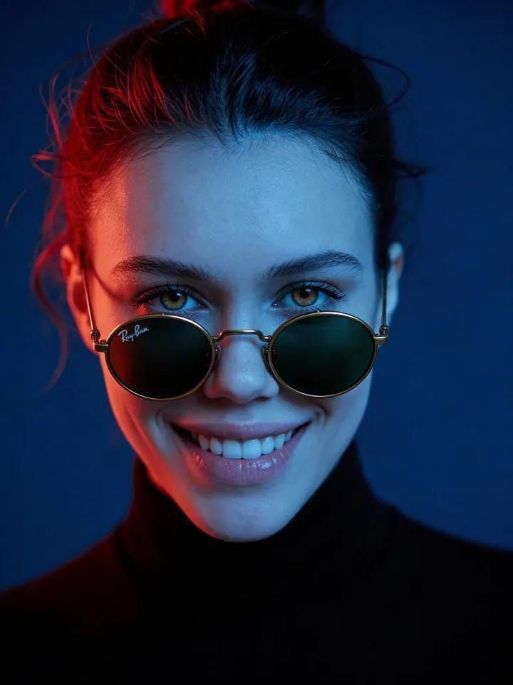 Cyber-Noir Cinematic Portrait 4