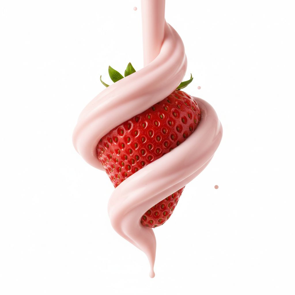 Macro Food Photography of Blueberries and Yogurt 2