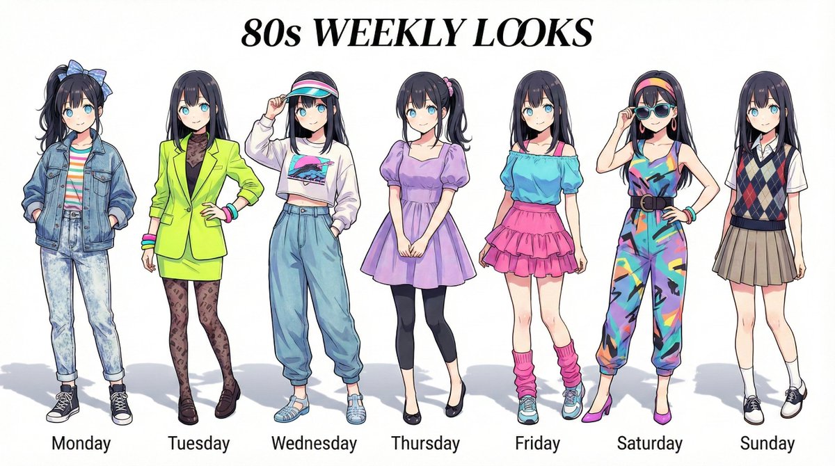 Weekly Outfit Coordination Lookbook Generation 3