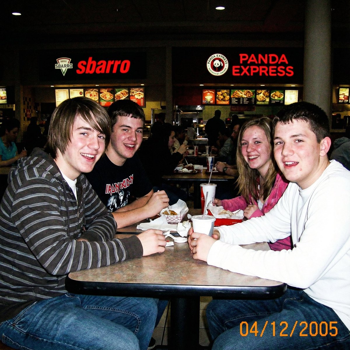 2005 Sony CyberShot mall food court snapshot prompt 2