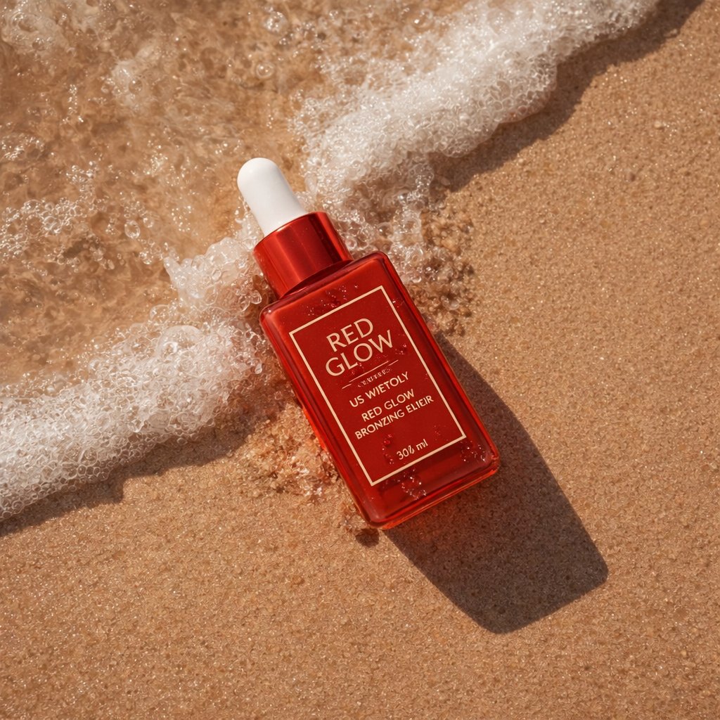 Summer Skincare Product Photography on Beach 3