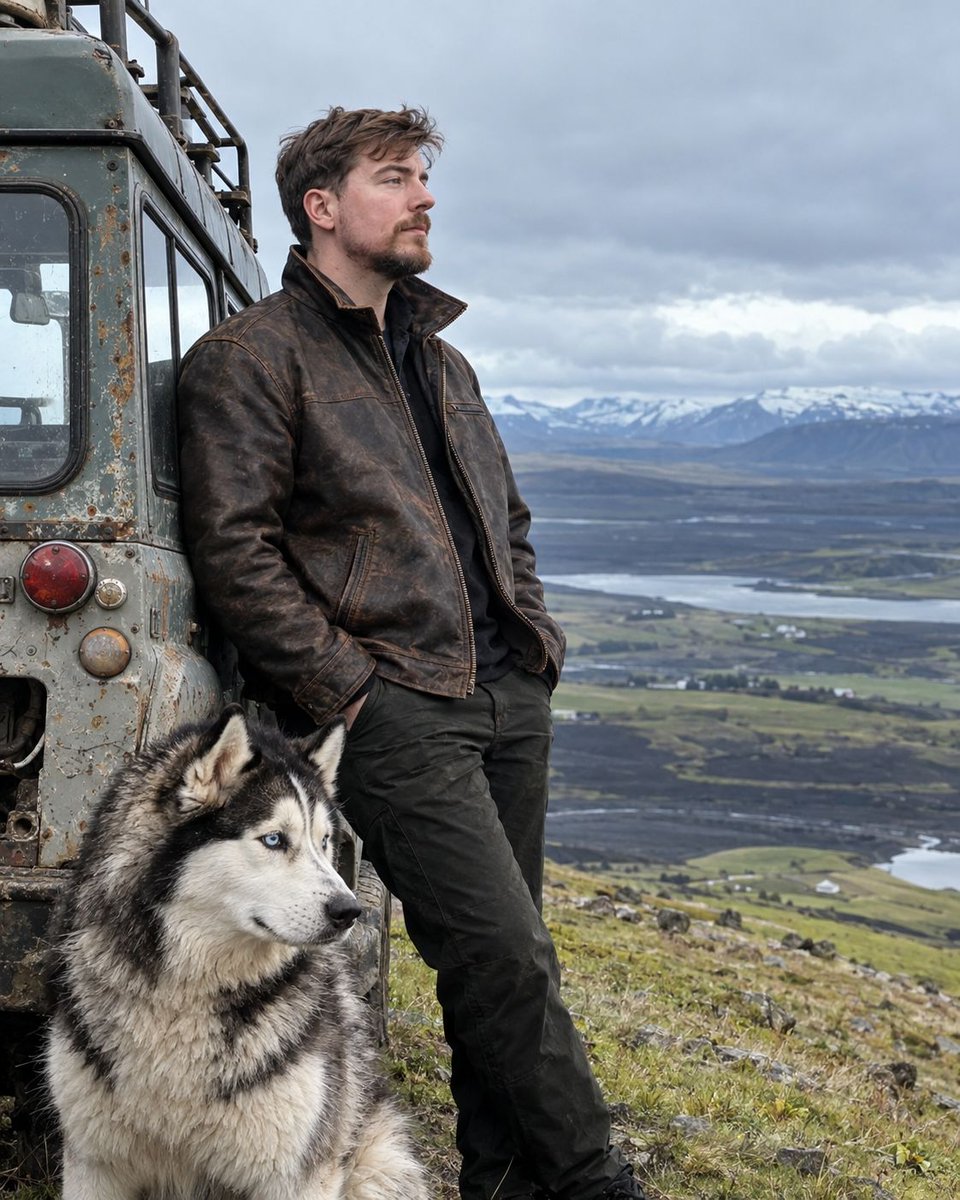 Icelandic Countryside Snap with Husky 2