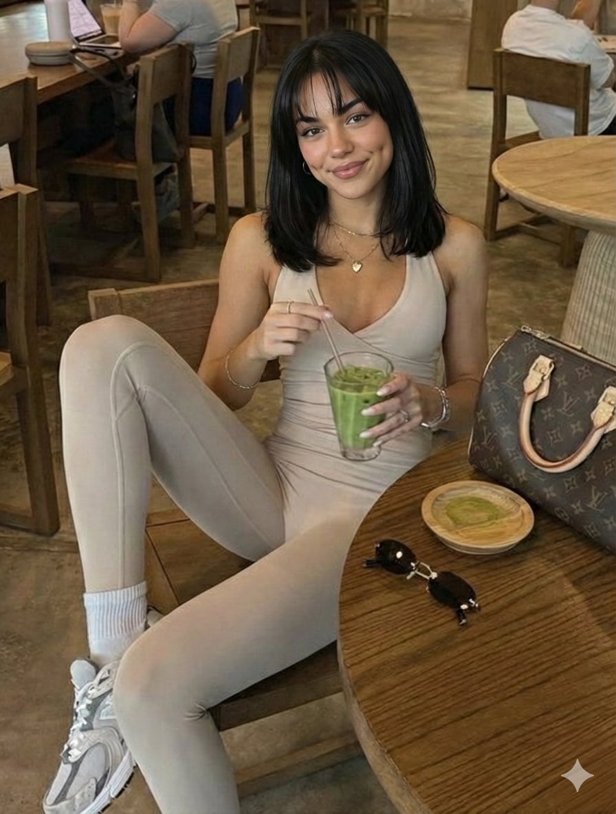 Casual Lifestyle Portrait in Cafe