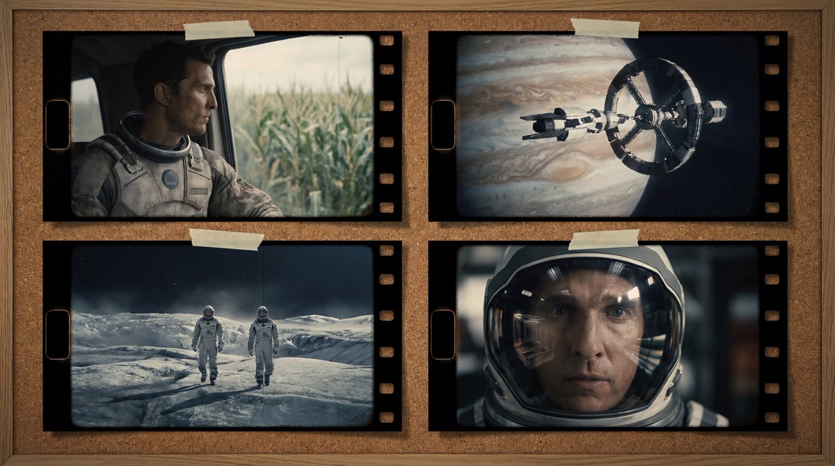 Interstellar-Inspired Cinematic Film Stills Prompt 2
