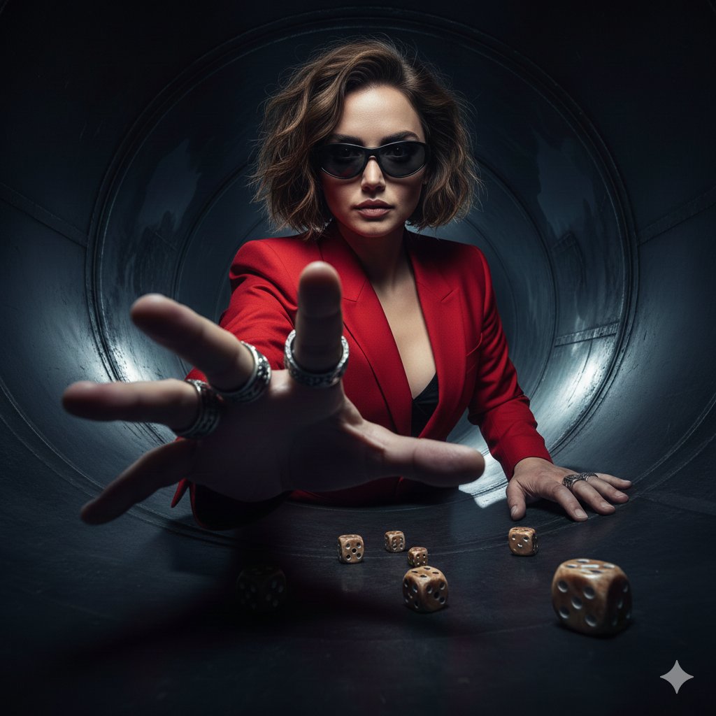 Cinematic Industrial Portrait with Macro Perspective 2