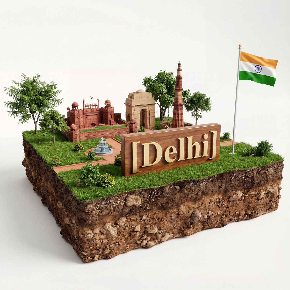 3D Diorama of Ahmedabad Landmark 2