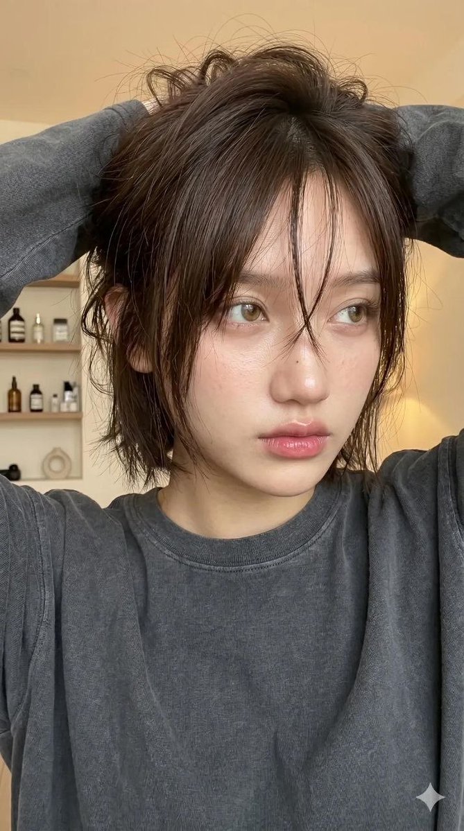Candid Bob Haircut Lifestyle Portrait 3