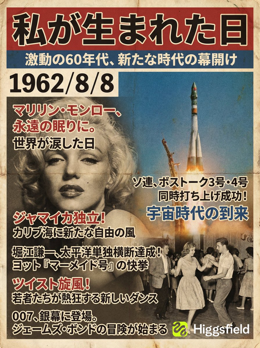 Magazine Cover Generation Based on Birth Date Prompt 3