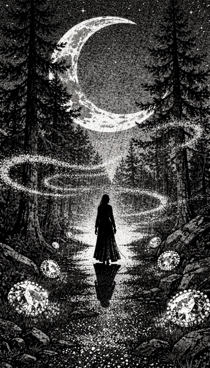 Gothic Stipple Art Poem Visualization 2