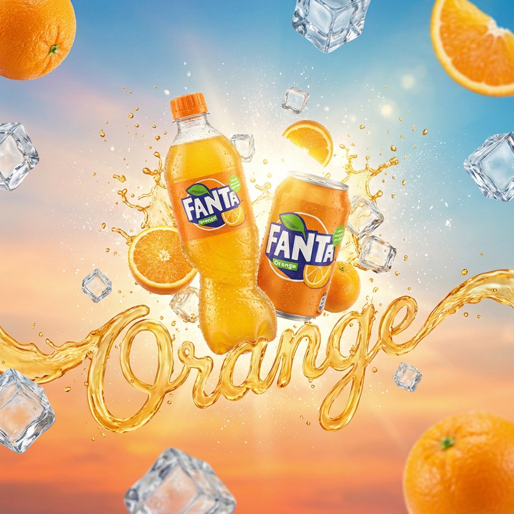 High-End Soda Advertising Visual 4