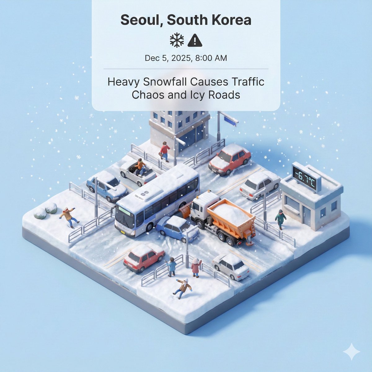 Generating Visuals from Real-Time Korean News
